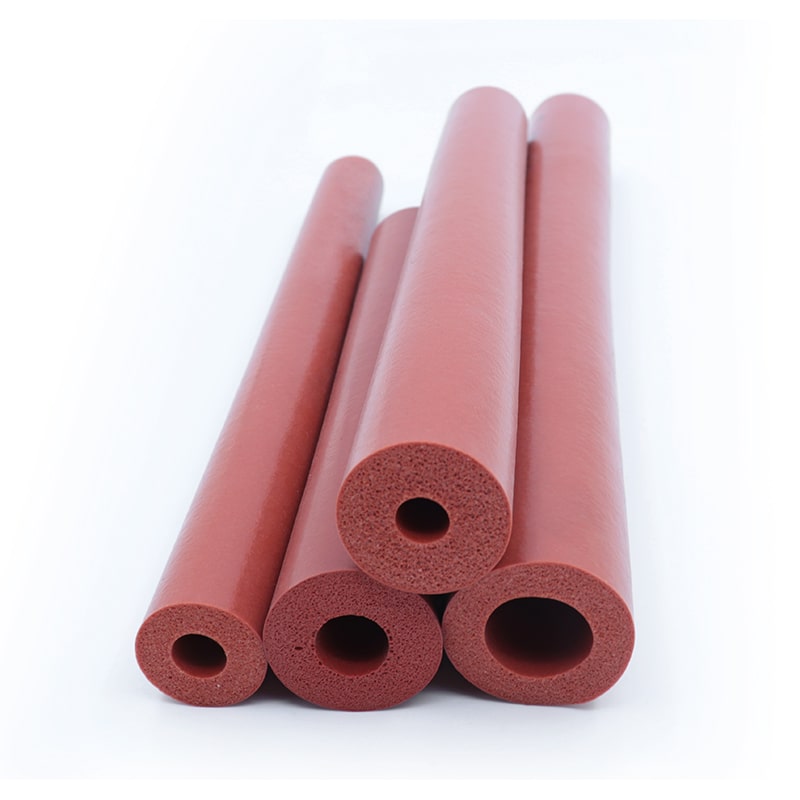 Silicone sponge tube